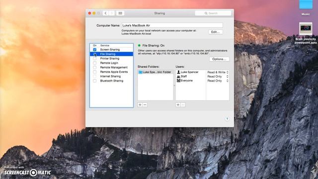 Screen Sharing on Mac смотреть онлайн