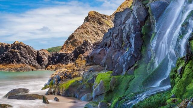 Relaxing Celtic Irish Flute Music | Beautiful Scenery of Wales, Ireland and Scotland смотреть онлайн