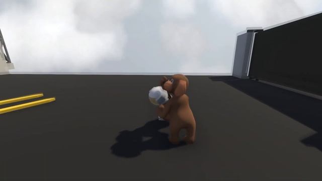 Поиграли в Human fall flat... смотреть онлайн