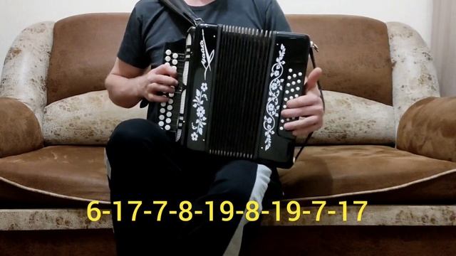 СТАРИК И ВИШНЯ/ Разбор на гармони/Старик и вишня цифры смотреть онлайн