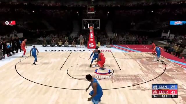 NBA 2K20 all star game 20 point game смотреть онлайн