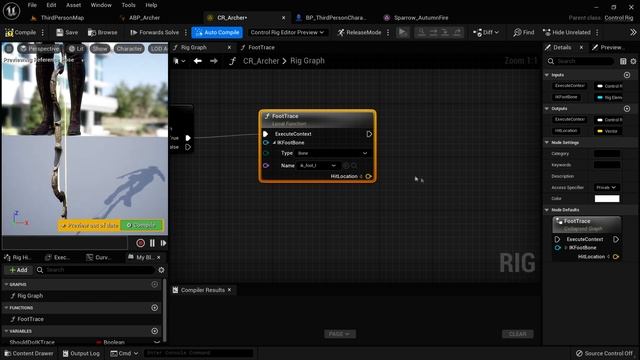 3 - Control Rig and Leg IK - Bow And Arrow - UE5 Blueprints смотреть онлайн
