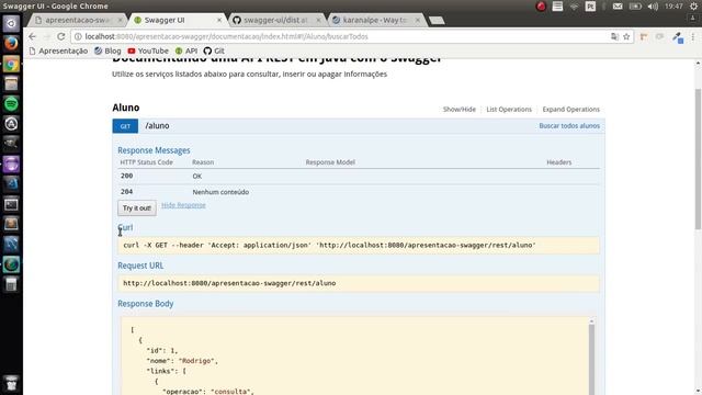 Documentando uma API REST em Java com o Swagger смотреть онлайн