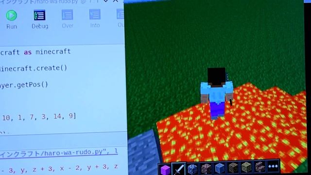 超初心者がThonny python IDEプログラミング★カラフルなピラミッド作りに挑戦①★Raspberry Pi/Minecraft: Pi Edition смотреть онлайн