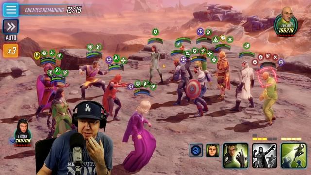 Difficulty 2 Node 5 MLF Saga 3 Star - MARVEL Strike Force - MSF смотреть онлайн