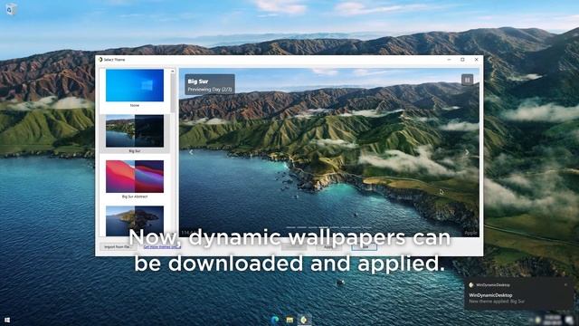How To Get Mac Dynamic Wallpaper On Windows Using WinDynamicDesktop