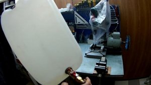 Бочка для мойки.Переделка.Канистра пластмасс с краном для мойки высокого давления.