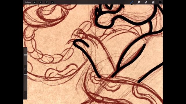 How to draw an old school Panther and Snake | Tattoo drawing Tutorial смотреть онлайн