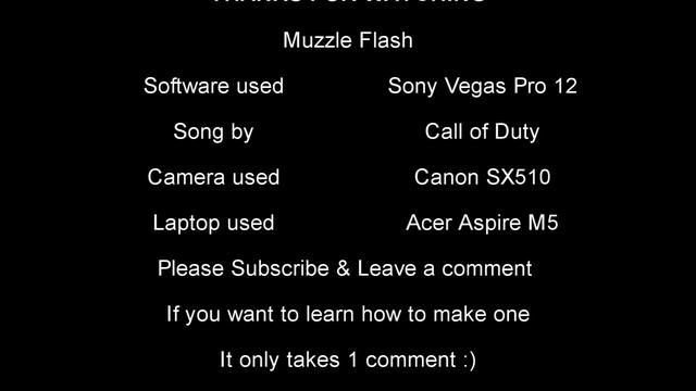 Sony Vegas Muzzle Flash смотреть онлайн