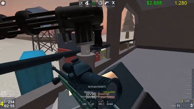 Напали зомби! Но это Roblox (NEW? Zombie Uprising ?) смотреть онлайн