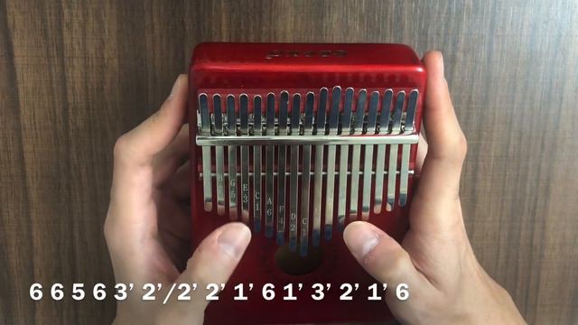 ED SHEERAN - SHAPE OF YOU Kalimba Cover - Kalimba Tutorial - Kalimba Tabs