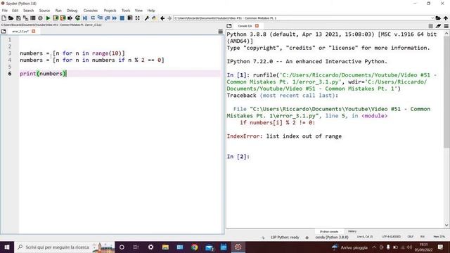Python Tutorial #51 - 5 Python Mistakes смотреть онлайн
