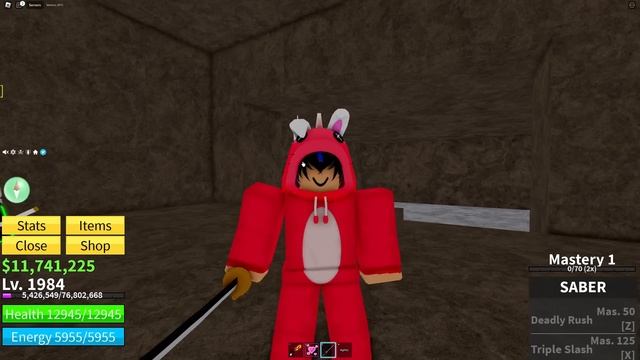 Awakening The OVERPOWERED Saber V2 In Blox Fruits... смотреть онлайн