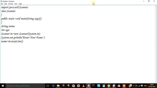 Use of Scanner Class in java смотреть онлайн