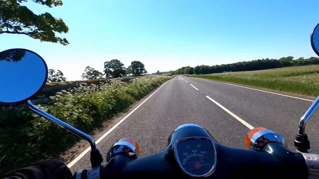 Newcastle and Beyond - Honda Supercub - 50cc Motorcycle - Northern Penines - Travel Vlog смотреть онлайн