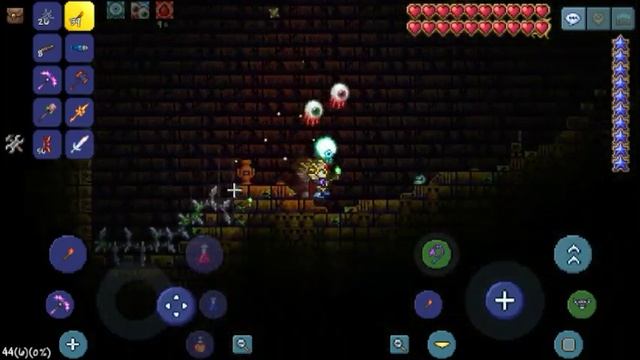 Как попасть в храм джунглей без ключа в Terraria | Босс Голем. смотреть онлайн