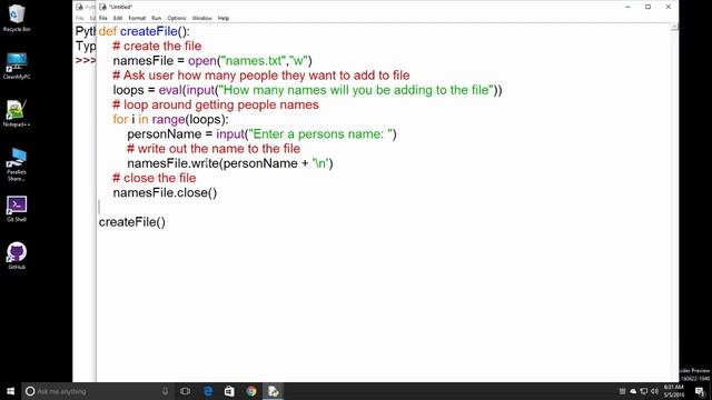 CTEC 121 - Writing and Reading Files with Python смотреть онлайн