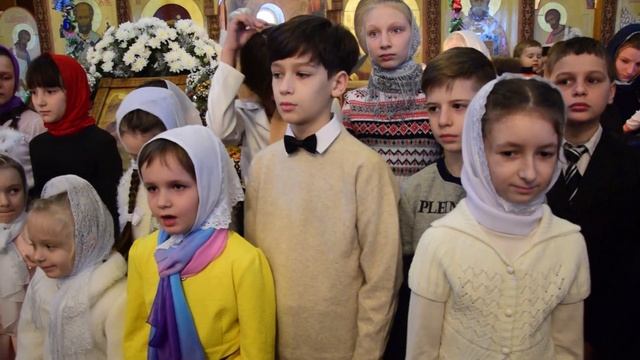 Тропарь и Величание Рождеству Христову. Воскресная школа смотреть онлайн
