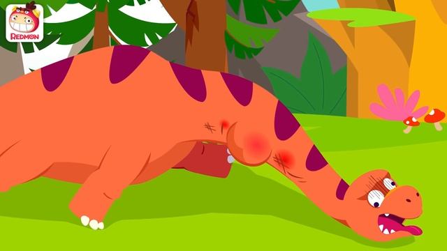 Save The Apatosaurus! | Dino Rescue Team | Dinosaurs For Toddlers | REDMON