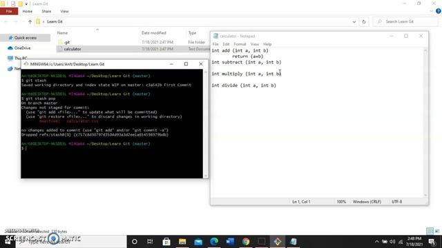 RLMCA232 | SDLab | Git Stash Command смотреть онлайн