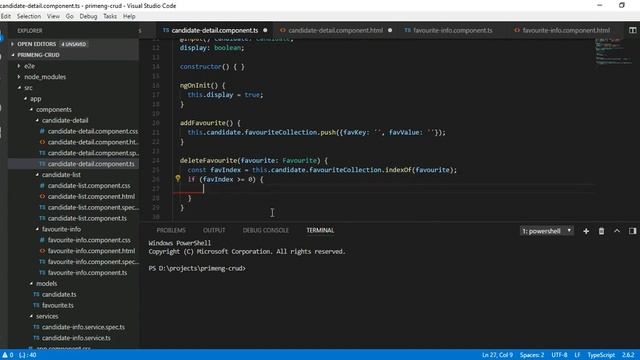 Angular 5 Tutorial - PrimeNG CRUD application Part5 смотреть онлайн