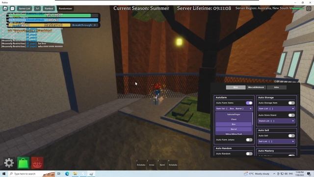 Sakura Stand Script Roblox AutoFarm Pastebin смотреть онлайн