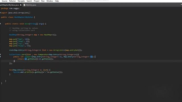 HashMap sort by values | Collections.sort | Interview Question | Leetcode | Java | TreeMap смотреть онлайн