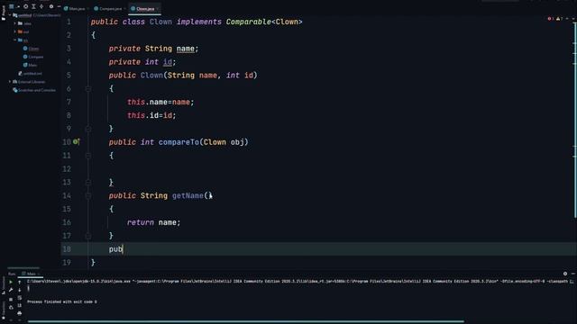 Java compareTo method Comparable Interface смотреть онлайн