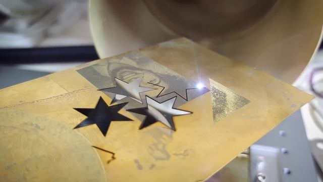 Лазерная резка латуни 3 способа - видео по просьбе одного из клиентов. смотреть онлайн