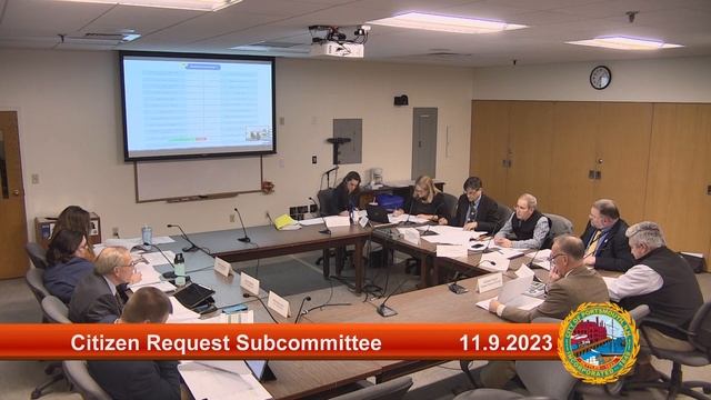 11.9.2023 City Council Citizen Request Subcommittee смотреть онлайн