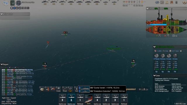Ultimate Admiral: Dreadnoughts. Кампания за Италию! №16 "Переоснащение по итальянски" смотреть онлайн