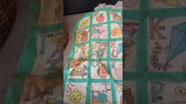 "My baby blanket from Dad’s house. It’s moldy, stained and deteriorating. #cleaning #laundry... смотреть онлайн