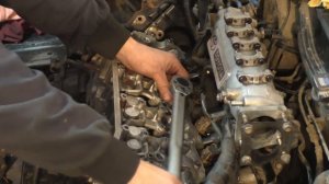 УСТАНОВКА ГОЛОВКИ БЛОКА ЦИЛИНДРОВ 3S-FE + РАСПРЕДВАЛЫ |Замена двигателя - часть 6| (Toyota Vista)