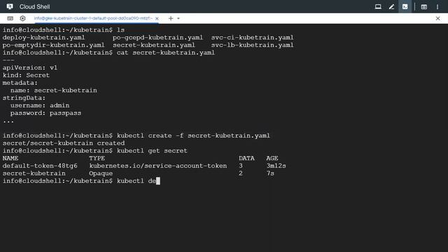 Kubernetes Secret смотреть онлайн