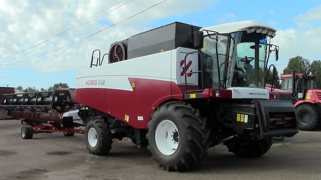 Новый зерноуборочный комбайн АКРОС 550 (ACROS 550) Обзор 2017 смотреть онлайн