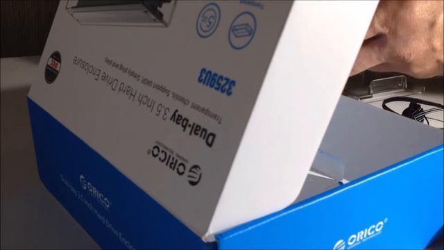Unboxing Orico 3259U3 Dual bay Hard Drive Enclosure смотреть онлайн