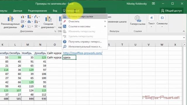 5.5. Работа с данными, связанными гиперссылками смотреть онлайн