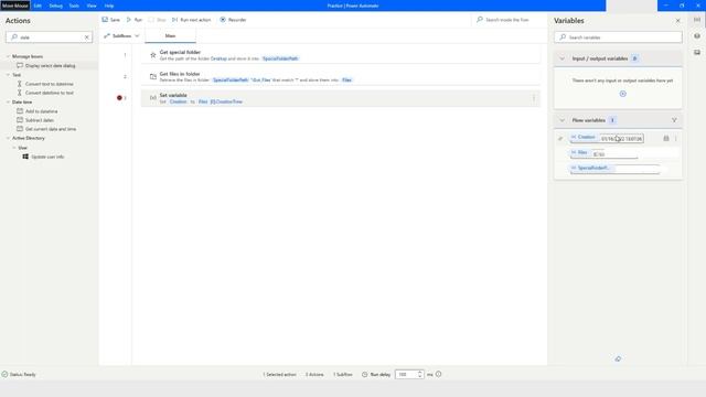 Files In Folder Action In Power Automate Desktop смотреть онлайн