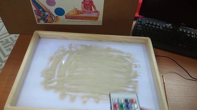 Световой стол для игры с песком "Мир песочных фантазий". Отличное решение для творческих детишек! смотреть онлайн