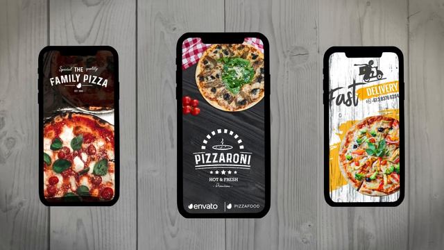 INSTAGRAM_FOOD_7: 12 PIZZA STORIES для ресторанов / Collection of 12 PIZZA STORIES for restaurants смотреть онлайн