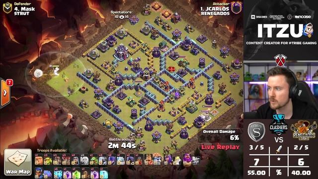 SUPER DRAGONS, LIGHTNING and BAT SPELL look INCREDIBLE from the WORLD CHAMPION 2020 (Clash of Clans смотреть онлайн