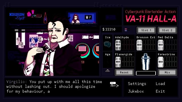 VA-11 HALL-A: Cyberpunk Bartender Action -28- Making Amends смотреть онлайн