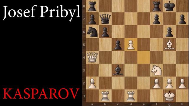 Garry Kasparov The Great Attacker ( 8. Garry Kasparov Vs Josef Pribyl )