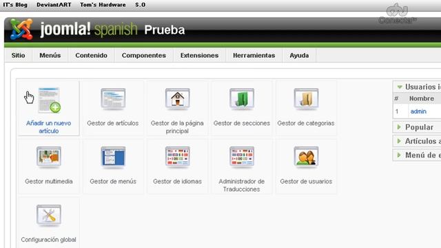 Tutorial Joomla: Panel de Administracion de Datos Parte 1 смотреть онлайн