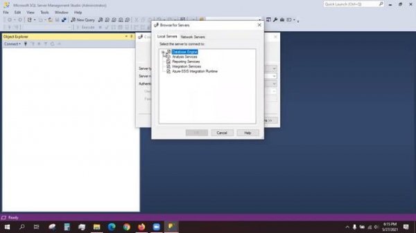 Converting Enterprise Architect into SQL database using MS SQL server and management studio P # 02