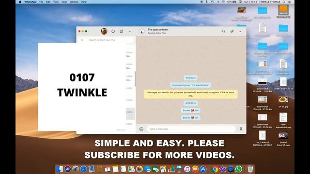HOW TO CHECK GROUP INFO IN WHATSAPP APP (MAC DESKTOP) смотреть онлайн