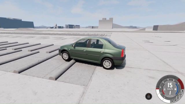 Suspension check on Renault Logan смотреть онлайн