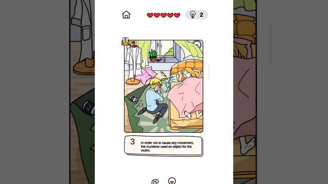 Brain Out Detective Level 6 ( Silent Murder ) Today A Man Rushed Into The Police Station To Report