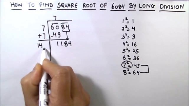 How to Find Square Root of 6084 by Long Division Method / 6084 Square Root / Square Root of 6084 смотреть онлайн