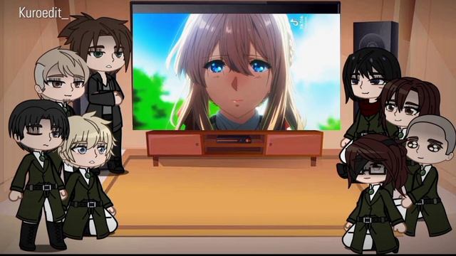 Aot React to F!y/n as Violet Evergarden/Part 1 (Español-Subtitle english)/SNK смотреть онлайн